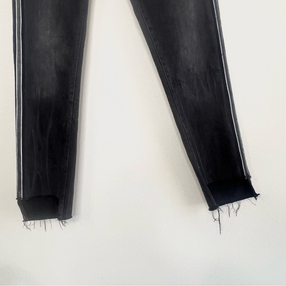 Dear John Light Black Stripe Step Hem Joyrich Jeans - Picture 5 of 10